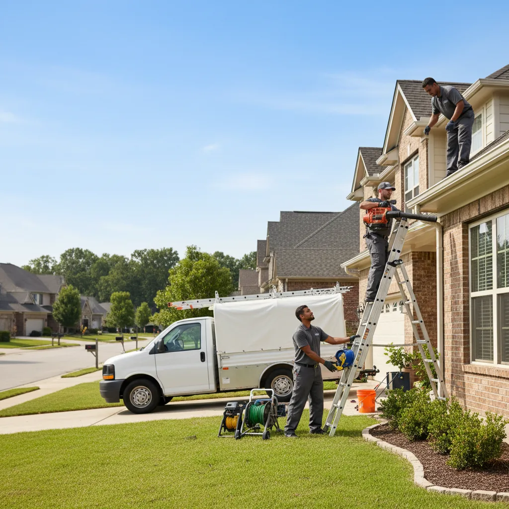 Home Gutter Service in Brownsboro, TX near me
